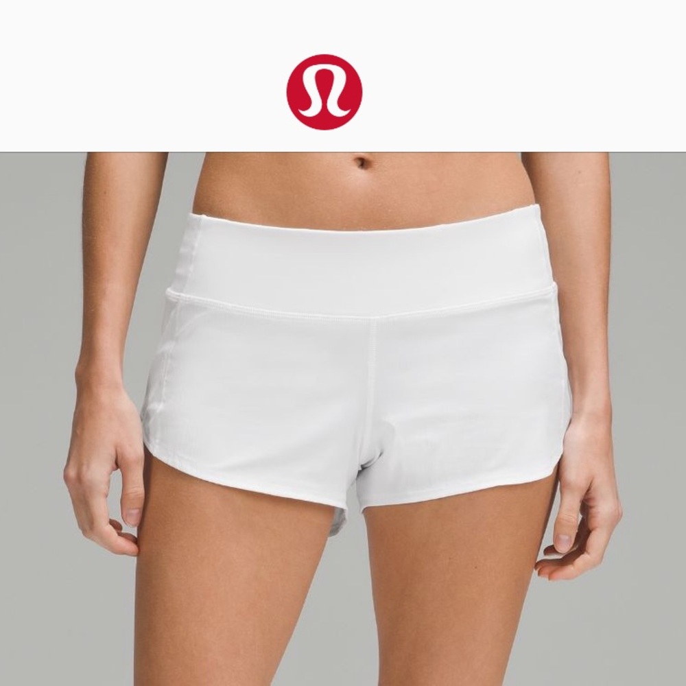 Lululemon Speed Up Low-Rise Lined Short 2.5" size 8